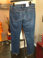 Load image into Gallery viewer, Current / Elliott Size 28 Blue Stretch Cotton Frayed Jeans NWT 2400-320-31020
