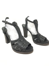 Load image into Gallery viewer, Henry Begieluin Black Leather Leather Sandals 2860-1-7621
