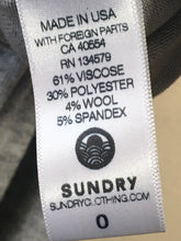 Load image into Gallery viewer, Sundry Size 0 Gray Wool Blend Sweatpants NWT 2400-4750-31120
