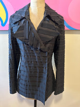 Load image into Gallery viewer, Maison Margiela Black Ribbon Pleated Cotton Jacket
