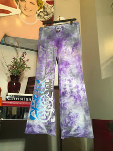 The People of the Labyrinths Purple Hand Painted Sweatpants 2400-425-91020