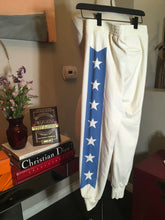 Load image into Gallery viewer, 291 Venice Size 3 Ivory Blue Stars Sweatpants NWT 2400-921-9820
