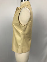 Load image into Gallery viewer, Burberry Prorsum Size 42  Tan Leather Vest - 1580-41-9818
