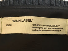 Load image into Gallery viewer, Off-White Black Satin Virgil Abloh Bomber Crain Eagle Jacket 2400-99-12119
