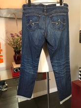 Load image into Gallery viewer, Adriano Goldschmed Blue Stilt Roll-Up  Skinny Distressed Jeans 2400-325-31120
