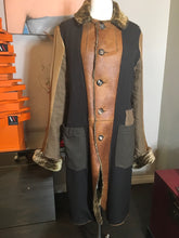 Load image into Gallery viewer, Nigel Preston Reversible Brown Shearling Fur 3/4 Coat 2400-72-12119
