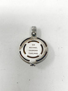 Michael Dawkins Sterling Silver Faux Pearl Enhancer Pendant 2870-55-11121