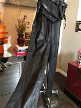 Load image into Gallery viewer, Ann Demeulemeester Size 38 Black Leather Pants NWT 2400-300-12519
