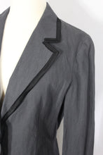 Load image into Gallery viewer, Lanvin Size 38 Gray Stretch Cotton Jacket Blazer 2005 - 1580-33-9818
