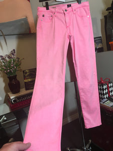 Adriano Goldschmed Size 29 Pink Stretch Cotton Skinny Jeans 2400-298-22920