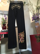 Load image into Gallery viewer, Amal Guessous Size S Black Cashmere Pants NWT 2400-420-5720
