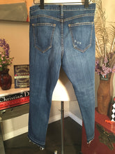 Load image into Gallery viewer, Current / Elliott Size 28 Blue Stretch Cotton Distressed Jeans 2400-314-52120
