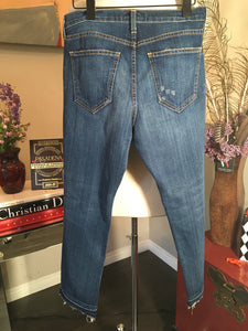 Current / Elliott Size 28 Blue Stretch Cotton Distressed Jeans 2400-314-52120