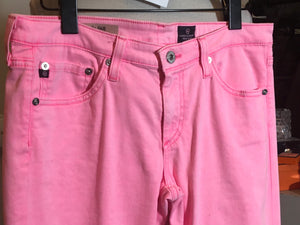 Adriano Goldschmed Size 29 Pink Stretch Cotton Skinny Jeans 2400-298-22920