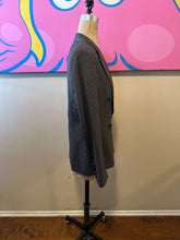 Load image into Gallery viewer, Stella McCartney Size 42 Gray Wool Houndstooth Jacket Blazer
