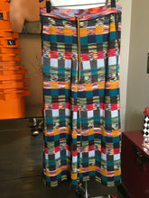 Load image into Gallery viewer, Missoni Size 42 Wool Orange Black Green Knit Square Pants 2400-382-12320
