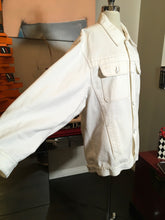 Load image into Gallery viewer, Maison Margiela Size XS White Cotton Jean Trucker Jacket NWT 2400-144-12119
