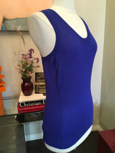 Load image into Gallery viewer, Alexander McQueen Size M Purple Wool &amp; Silk Cashmere Knit Top 2400-753-12119
