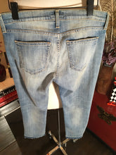 Load image into Gallery viewer, Current / Elliott Size 28 Blue Stretch Cotton Distressed Jeans 2400-312-52120
