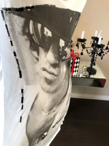 House of the Gods White  Rolling Stones Tank Top Dress 2400-852-52921