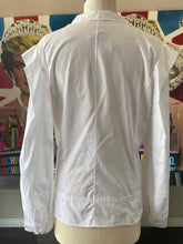 Load image into Gallery viewer, Yves Saint Laurent Size 38 White Cotton Puff Sleeve Blouse
