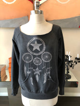 Load image into Gallery viewer, 291 Size 2 Gray White Cotton Dream Catcher Sweatshirt 2400-766-12120
