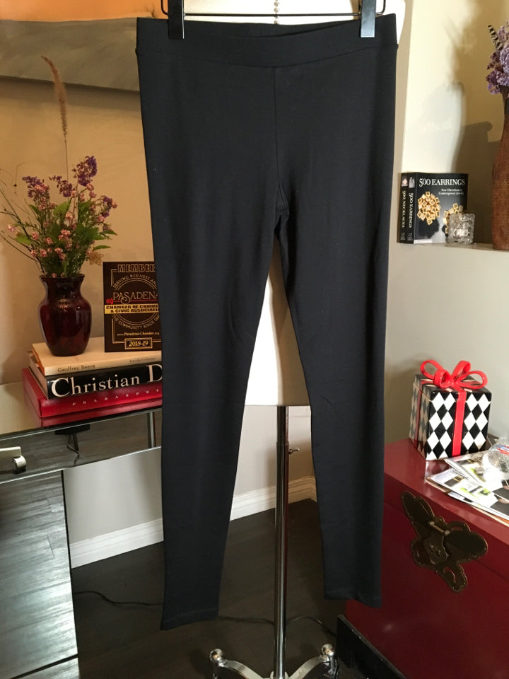 Vince Size M Black Stretch Nylon Skinny Leggings 2400-440-11020