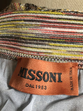 Load image into Gallery viewer, Missoni Size 42 Brown &amp; Gold Knit Wide Leg Pants 2400-377-11820
