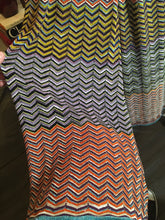 Load image into Gallery viewer, Missoni Size 42 Orange &amp; Black Knit Zig Zag Pants 2400-379-122719
