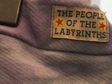 Load image into Gallery viewer, The People of the Labyrinths Purple Hand Painted Sweatpants 2400-425-91020
