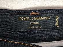 Load image into Gallery viewer, Dolce &amp; Gabbana Size 44 Black Stretch Cotton Skiny Jeans 2400-328-52120
