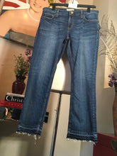 Load image into Gallery viewer, Current / Elliott Size 28 Blue Stretch Cotton Distressed Jeans 2400-314-52120
