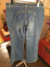 Load image into Gallery viewer, Lenfontaine Size 4 Blue DenierBell Boton Lace Up Jeans 2400-280-52120
