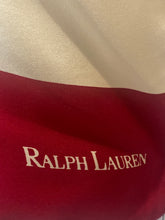 Load image into Gallery viewer, Ralph Lauren Red White Blue Stars Stripes American Flag Silk Scarf
