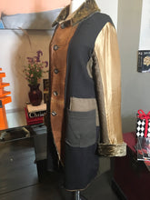 Load image into Gallery viewer, Nigel Preston Reversible Brown Shearling Fur 3/4 Coat 2400-72-12119
