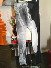 Load image into Gallery viewer, The People of the Labyrinths Silk Skeleton Bones Leggings Pants 2400-477-31020
