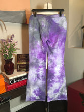 Load image into Gallery viewer, The People of the Labyrinths Purple Hand Painted Sweatpants 2400-425-91020
