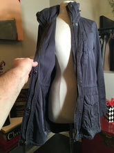 Load image into Gallery viewer, James Perse Yiosemite Off Black Cotton Blend Military Jacket 2400-38-111720
