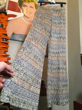 Load image into Gallery viewer, Missoni Size 42 Brown &amp; Gold Knit Wide Leg Pants 2400-377-11820
