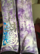 Load image into Gallery viewer, The People of the Labyrinths Purple Hand Painted Sweatpants 2400-425-91020
