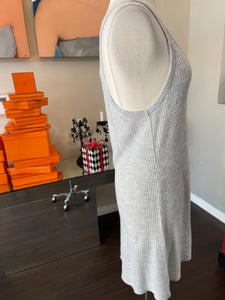 Beauitful People Size S Gray Rayon Knit Tank Top 2400-847-3922