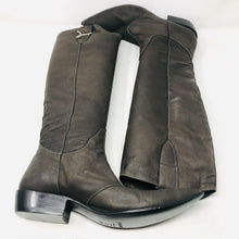 Load image into Gallery viewer, Gianni Barbato 38 Brown Leather Knee High Pointed Toe Boots 2400-545-102220
