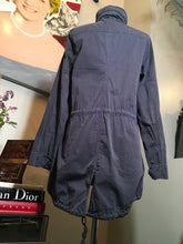 Load image into Gallery viewer, James Perse Yiosemite Off Black Cotton Blend Military Jacket 2400-38-111720
