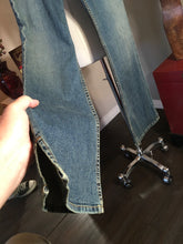 Load image into Gallery viewer, Allen B Size 29 Blue Stretch Cotton Bell Botton Jeans 2400-288-52120
