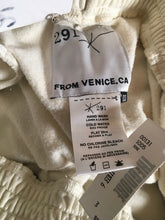 Load image into Gallery viewer, 291 Venice Size 3 Ivory Blue Stars Sweatpants NWT 2400-921-9820
