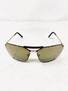 Dolce & Gabbana Brown Plastic Metal Aviator Sunglasses 2400-631-31621