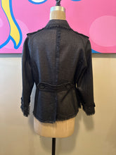 Load image into Gallery viewer, Moncler Size M Black Fringe Jacket
