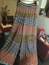 Load image into Gallery viewer, Missoni Size 42 Orange &amp; Black Knit Zig Zag Pants 2400-379-122719
