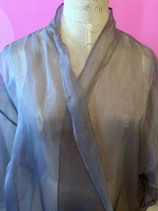 Eileen Fisher Size L Lavender Silk Kimono Jacket NWT