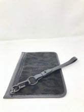 Load image into Gallery viewer, Alexander Wang Black Animal Print Calf Hair Wristlet Bag Purse 1-535-113021
